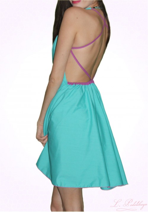 Open Back Dress LILAC