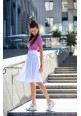 White Midi Skirt VILA