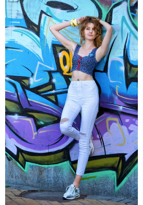 Polka Dot Crop Top MIMA